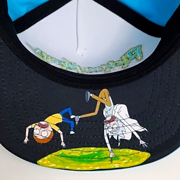 Rick and Morty 3D Embroidered Snapback Hat Limited Edition - Picture 2 of 12